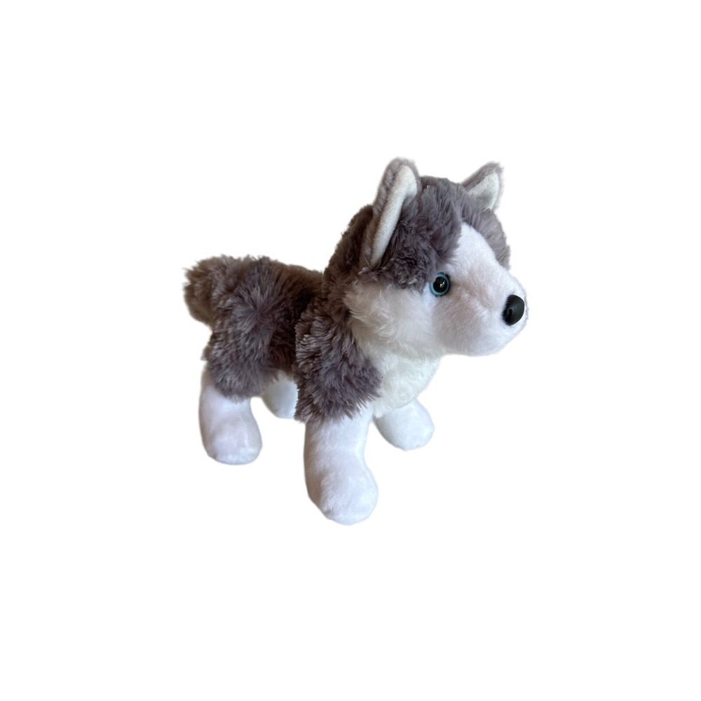 Douglas Gray Husky Plush Item #3386 8 inch